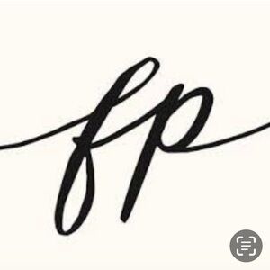 Free People Black Script Logo